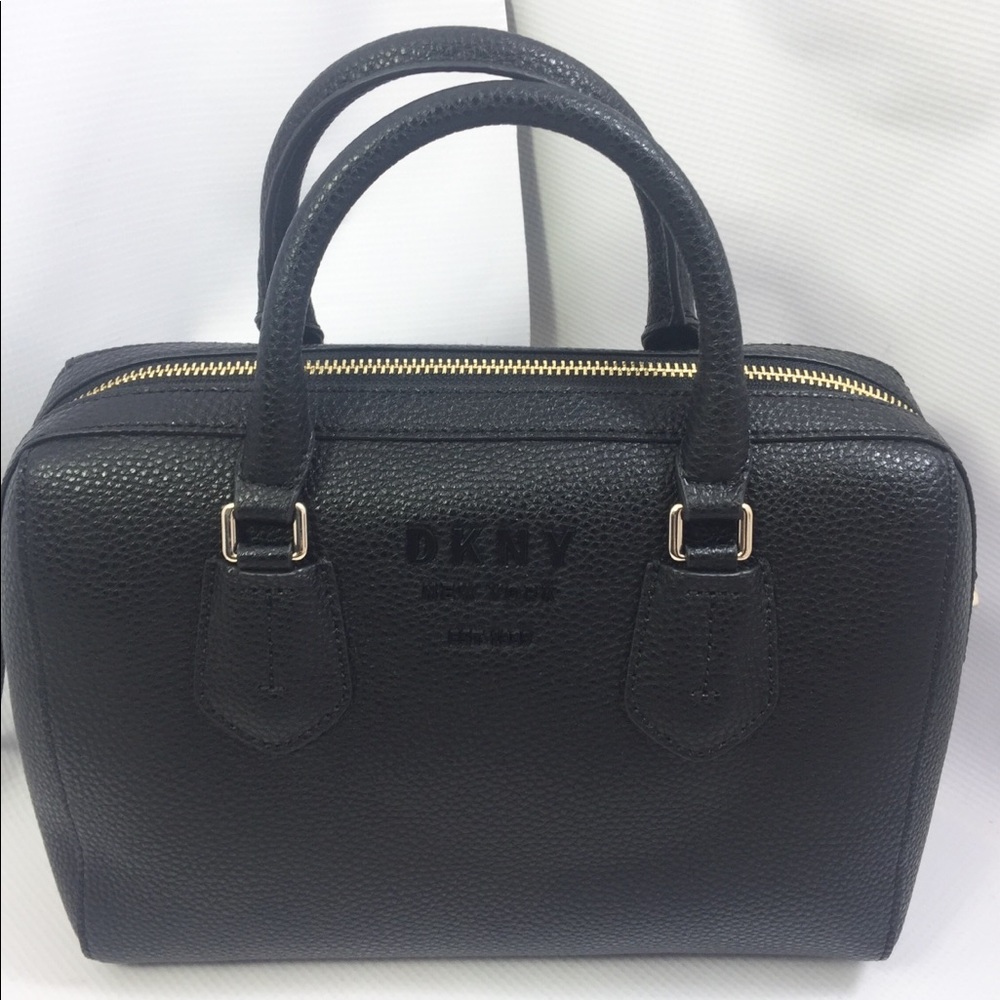 DKNY Noho Leather Satchel. Missing Strap.